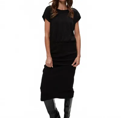 Michael Stars Pippa Empire Midi Dress In Black
