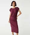 Michael Stars Pippa Midi Dress In Beetroot
