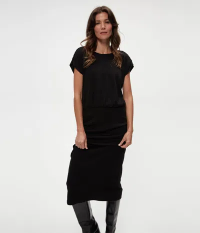 Michael Stars Pippa Midi Dress In Black