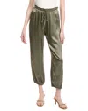 Michael Stars Pixie Satin Jogger In Olive In Green