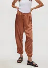 Michael Stars Pixie Jogger Pants In Terra In Brown
