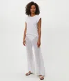 Michael Stars Priscilla Mesh Pant In White