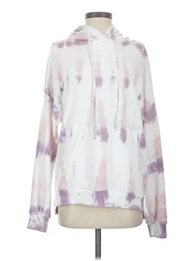 Pre-owned Michael Stars Pullover Hoodie In White