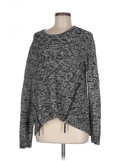 Pre-owned Michael Stars Pullover Sweater In Black