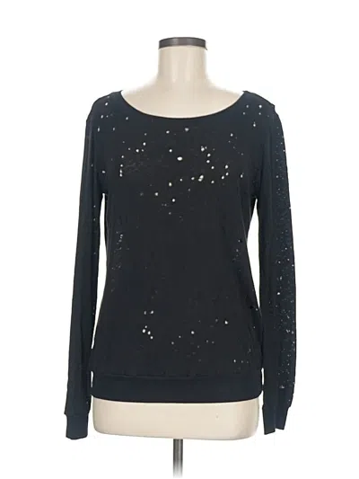 Pre-owned Michael Stars Pullover Sweater In Black