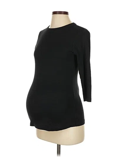 Pre-owned Michael Stars Pullover Sweater In Black