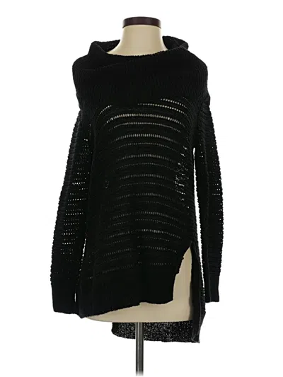 Pre-owned Michael Stars Pullover Sweater In Black