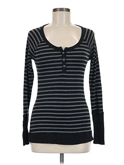 Pre-owned Michael Stars Pullover Sweater In Black