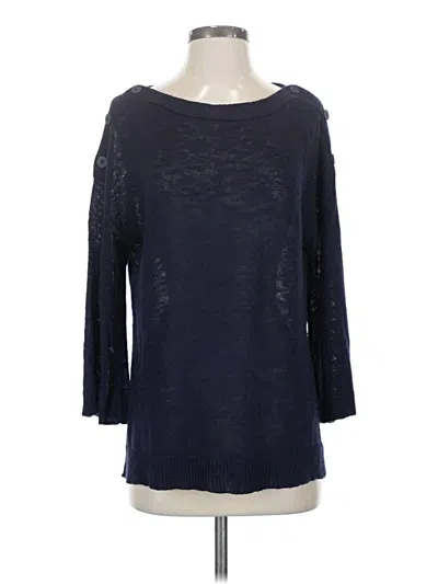 Pre-owned Michael Stars Pullover Sweater In Blue
