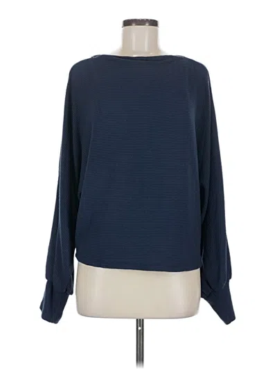 Pre-owned Michael Stars Pullover Sweater In Blue