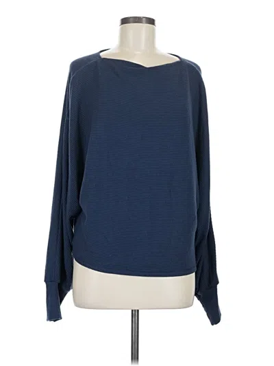 Pre-owned Michael Stars Pullover Sweater In Blue