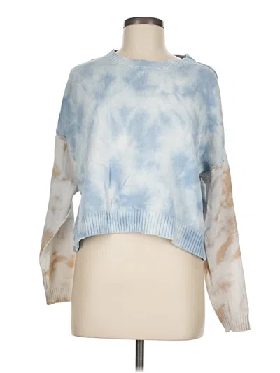 Pre-owned Michael Stars Pullover Sweater In Blue