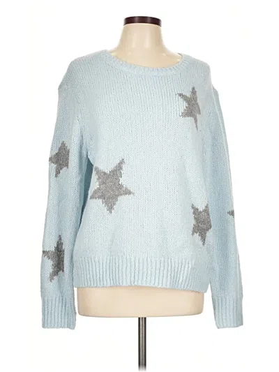 Pre-owned Michael Stars Pullover Sweater In Blue