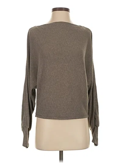 Pre-owned Michael Stars Pullover Sweater In Brown