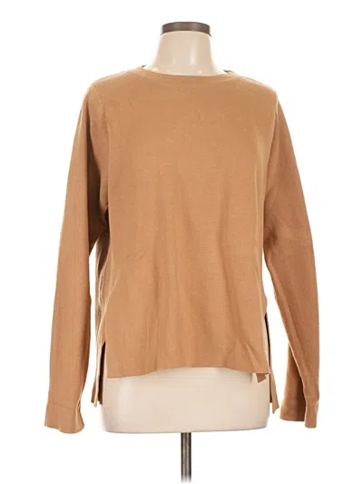 Pre-owned Michael Stars Pullover Sweater In Brown