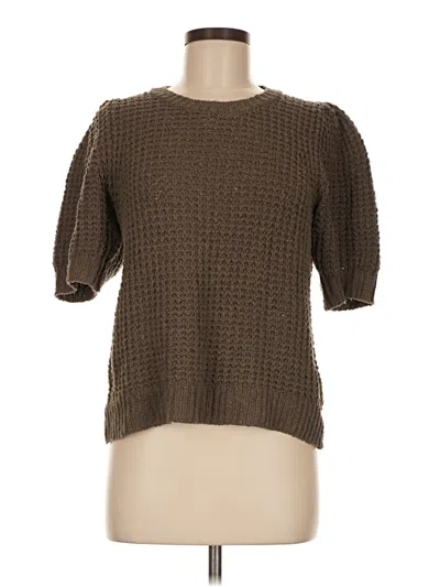 Pre-owned Michael Stars Pullover Sweater In Brown