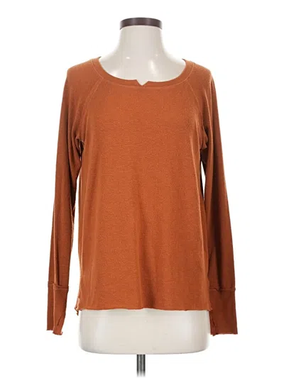 Pre-owned Michael Stars Pullover Sweater In Brown