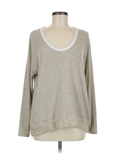 Pre-owned Michael Stars Pullover Sweater In Gray