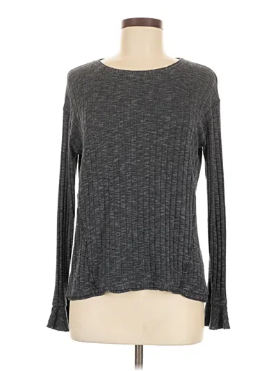 Pre-owned Michael Stars Pullover Sweater In Gray