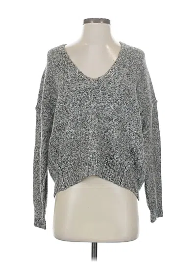 Pre-owned Michael Stars Pullover Sweater In Gray