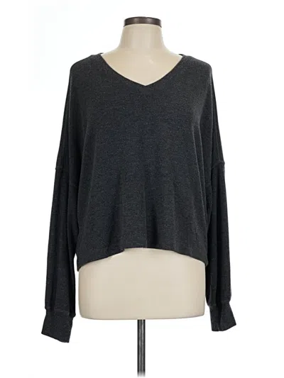 Pre-owned Michael Stars Pullover Sweater In Gray