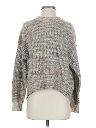 Pre-owned Michael Stars Pullover Sweater In Gray