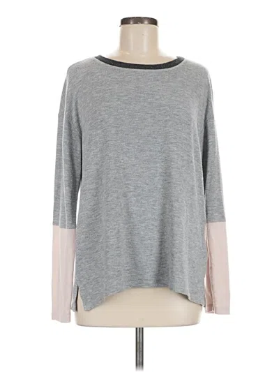 Pre-owned Michael Stars Pullover Sweater In Gray