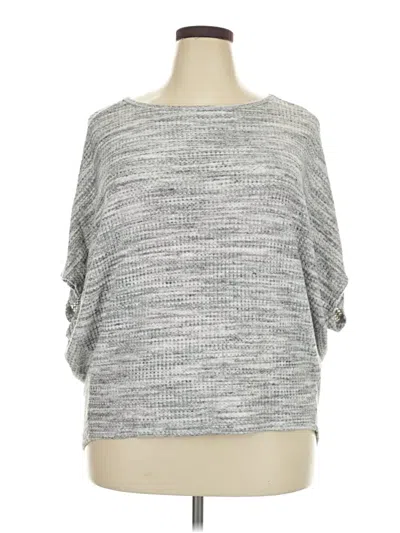 Pre-owned Michael Stars Pullover Sweater In Gray