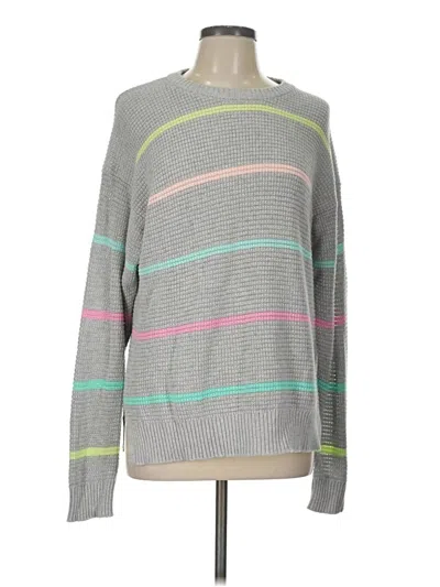 Pre-owned Michael Stars Pullover Sweater In Gray