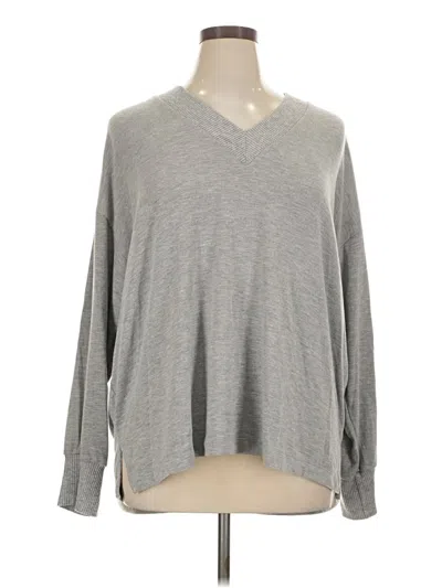 Pre-owned Michael Stars Pullover Sweater In Gray