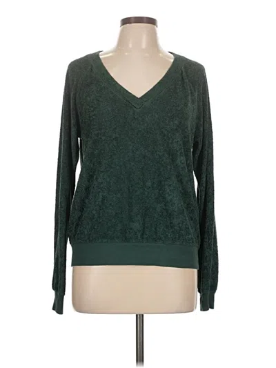 Pre-owned Michael Stars Pullover Sweater In Green