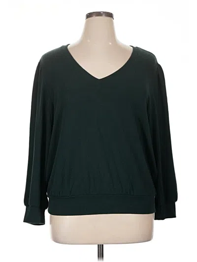 Pre-owned Michael Stars Pullover Sweater In Green
