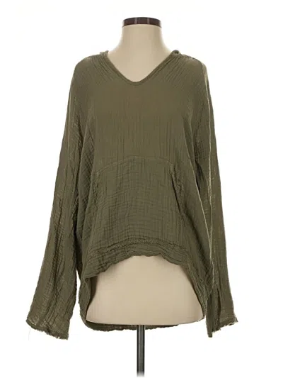 Pre-owned Michael Stars Pullover Sweater In Green
