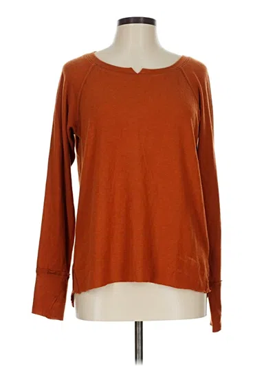Pre-owned Michael Stars Pullover Sweater In Orange