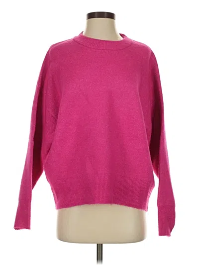 Pre-owned Michael Stars Pullover Sweater In Pink