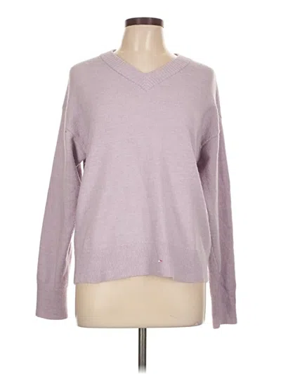 Pre-owned Michael Stars Pullover Sweater In Purple