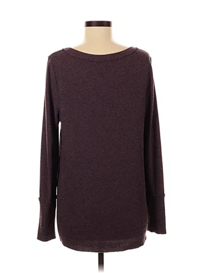 Pre-owned Michael Stars Pullover Sweater In Purple