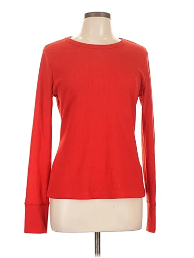 Pre-owned Michael Stars Pullover Sweater In Red