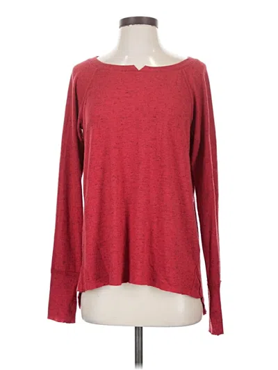 Pre-owned Michael Stars Pullover Sweater In Red