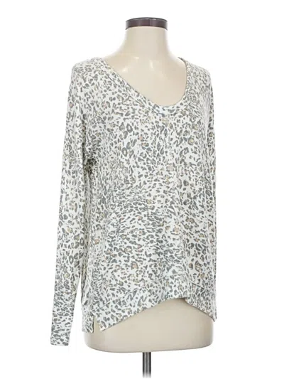 Pre-owned Michael Stars Pullover Sweater In Silver