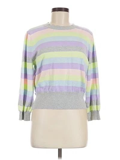 Pre-owned Michael Stars Pullover Sweater In Silver