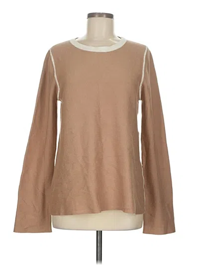 Pre-owned Michael Stars Pullover Sweater In Tan
