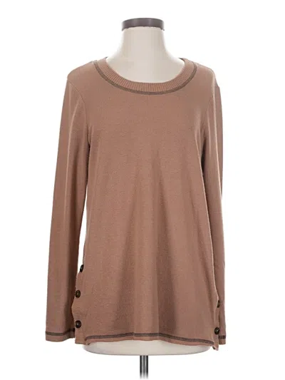 Pre-owned Michael Stars Pullover Sweater In Tan