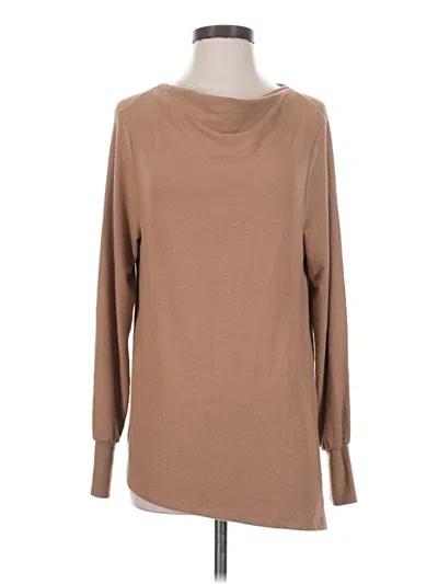 Pre-owned Michael Stars Pullover Sweater In Tan