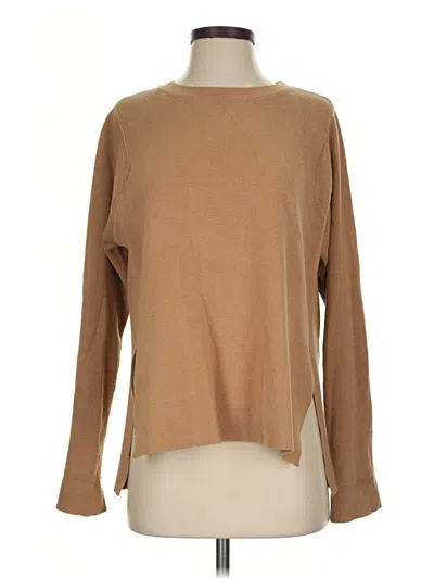 Pre-owned Michael Stars Pullover Sweater In Tan