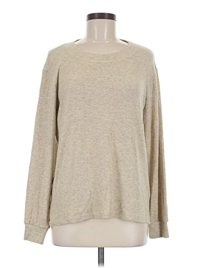Pre-owned Michael Stars Pullover Sweater In Tan