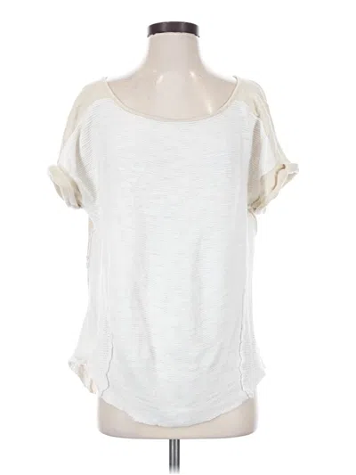 Pre-owned Michael Stars Pullover Sweater In White