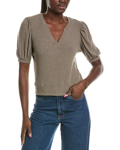 Michael Stars Quinn Semi Fitted Top In Multi