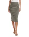 Michael Stars Rae Midi Skirt In Gray