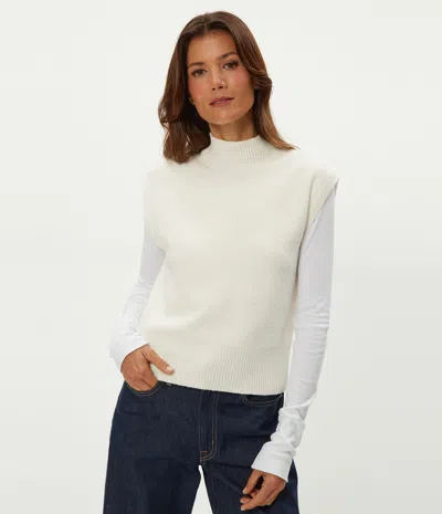 Michael Stars Raina Mock Neck Sweater In Black